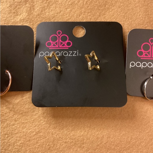NWT paparazzi mini hoop Earring bundle (3pairs) - Picture 3 of 5